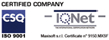 Certificato ISO 9001:2008